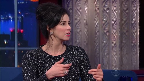 The Late Show with Stephen Colbert - S1E26: Sarah Silverman, Elijah Wood, Symphony of the Goddesses