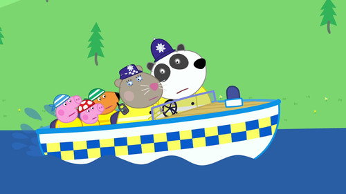 Peppa Pig - S7E24: Police Boat