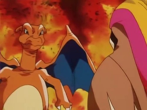 Pokémon - S3E15: Fighting Flyer With Fire