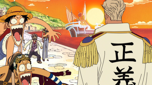 One Piece - S5E143: And so, the Legend Begins! To the Other Side of the Rainbow!