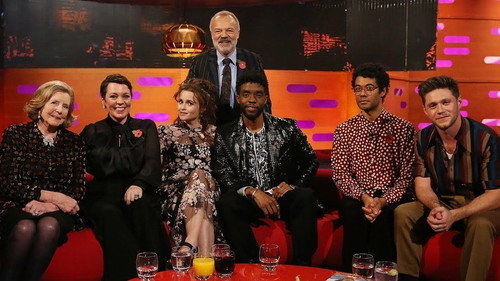 The Graham Norton Show - S26E7: Olivia Colman, Helena Bonham Carter, Chadwick Boseman, Richard Ayoade