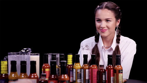 Hot Ones - S15E5: Olivia Rodrigo Burns Her Lips While Eating Spicy Wings
