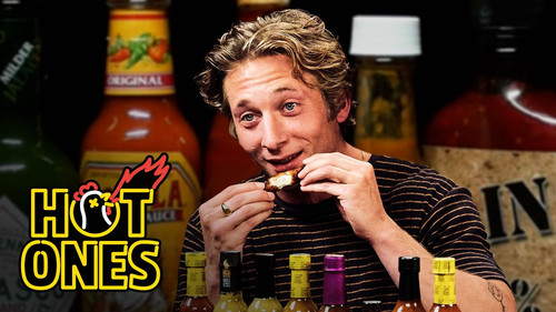 Hot Ones - S28E6: Jeremy Allen White Embraces Chaos While Eating Spicy Wings