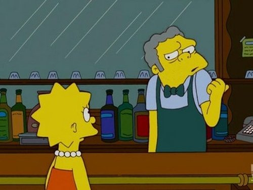 The Simpsons - S18E6: Moe'N'a Lisa