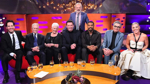 The Graham Norton Show - S30E18: Dame Judi Dench, Hugh Jackman, Michael B. Jordan, Eugene Levy, Paul Rudd, Michael Douglas and Pink