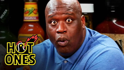 Hot Ones - S8E8: Shaq Tries to Not Make a Face While Eating Spicy Wings