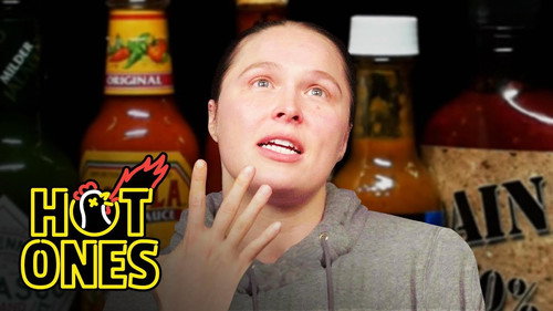 Hot Ones - S13E2: Ronda Rousey Splits Bones While Eating Spicy Wings