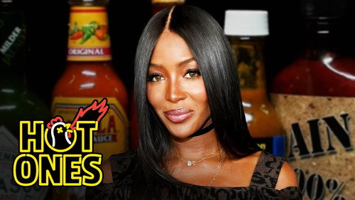 Hot Ones - S13E3: Naomi Campbell Almost Faints While Eating Spicy Wings