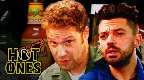 Hot Ones - S3E24: Seth Rogen and Dominic Cooper Suffer While Eating Spicy Wings