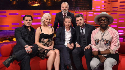The Graham Norton Show - S19E8: Jennifer Lawrence, James McAvoy, Jack Whitehall, Johnny Depp, Will.i.am