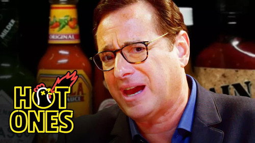 Hot Ones - S4E18: Bob Saget Hiccups Uncontrollably While Eating Spicy Wings