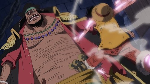 One Piece - S13E447: Jet Pistol of Anger! Luffy vs. Blackbeard!