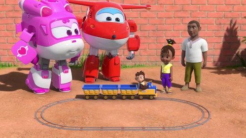 Super Wings - S4E4: Chimpanzee Choo-Choo