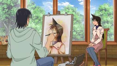 Detective Conan - S1E1032: Mori Ran, the Model