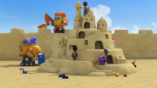 Super Wings - S3E18: Sandcastle Superstar