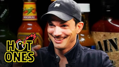 Hot Ones - S10E2: Ashton Kutcher Gets an Endorphin Rush While Eating Spicy Wings