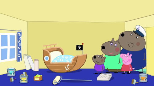 Peppa Pig - S7E35: Danny's Pirate Bedroom