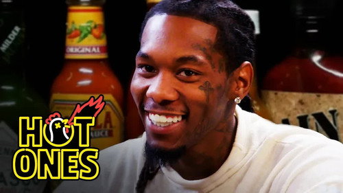 Hot Ones - S8E6: Offset Screams Like Ric Flair While Eating Spicy Wings