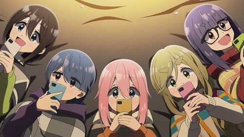 Laid-Back Camp - S3E12: April 2nd: Cherry Blossom Camp Trip