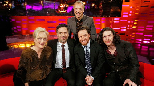 The Graham Norton Show - S16E13: Meryl Streep, Mark Ruffalo, James McAvoy, Hozier