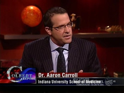The Colbert Report - S5E97: Dr. Aaron Carroll