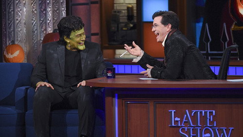 The Late Show with Stephen Colbert - S1E34: Charlie Rose, Stacy Schiff, Ghost