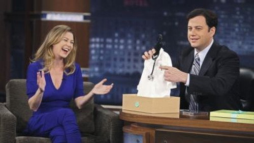 Jimmy Kimmel Live! - S8E3: Ellen Pompeo, Michael Strahan, Puddle of Mudd