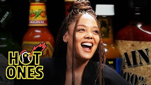 Hot Ones - S18E7: Tessa Thompson Feels Alive While Eating Spicy Wings