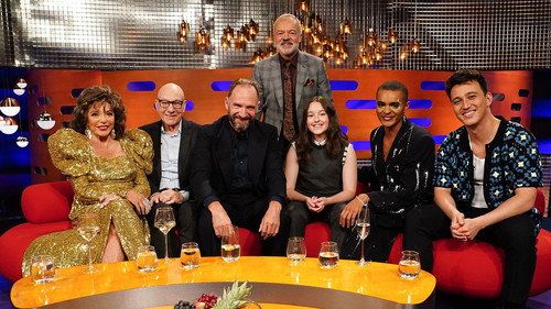The Graham Norton Show - S31E4: Sir Patrick Stewart, Ralph Fiennes, Bella Ramsey, Layton Williams, Dame Joan Collins and Zak Abel