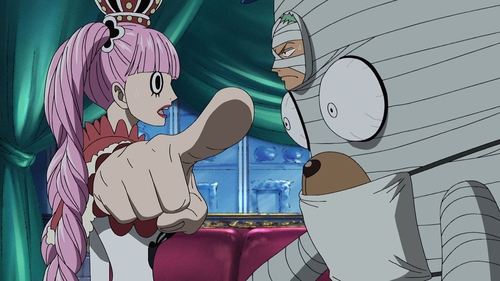 One Piece - S12E421: The Friends' Whereabouts! A Princess Negativity and the King of Demons!