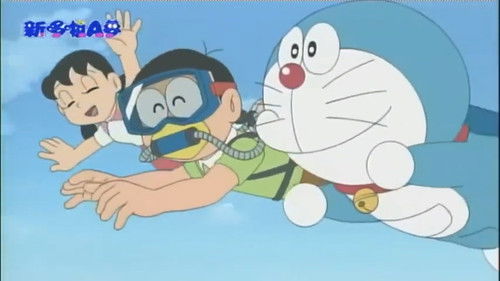 Doraemon - S1E55: The New Year's Party in the Wallpaper