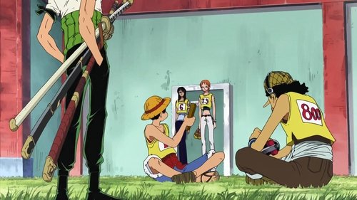 One Piece - S7E213: Round 3! The Round-and-Round Roller Race!
