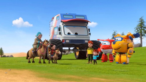 Super Wings - S7E18: Denmark Dinosaurs Part 2