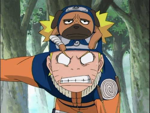 Naruto - S3E144: A New Squad! Two People and a Dog?!