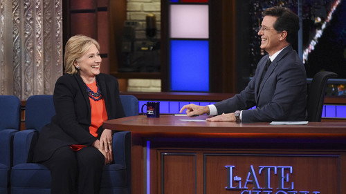 The Late Show with Stephen Colbert - S1E31: Hillary Clinton, Anthony Bourdain, Carrie Brownstein